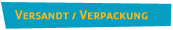 Versand & Verpackung